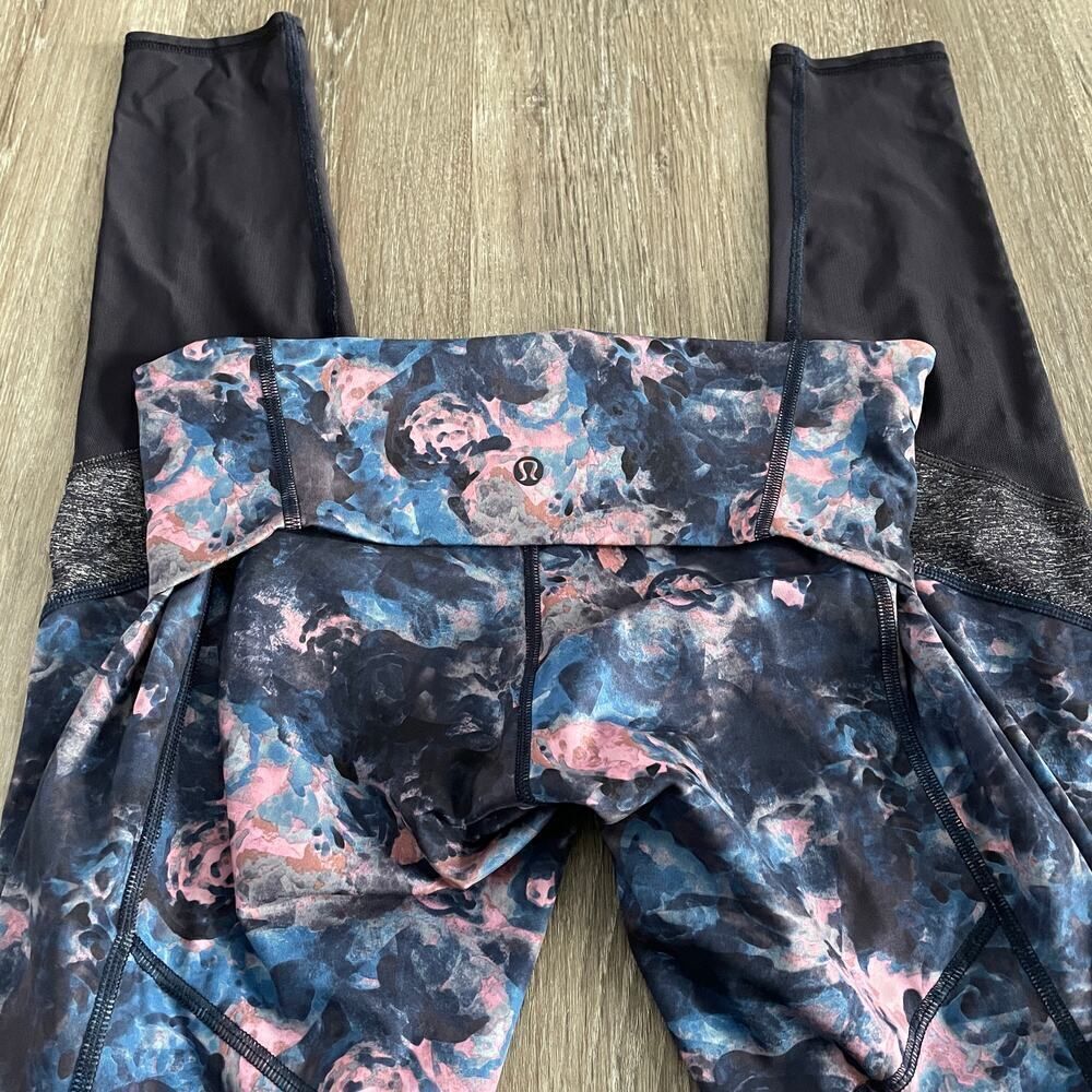 Lululemon If You're Lucky Pant Luxtreme in Moody Mirage Bark Berry Deep Navy - Picture 7 of 15